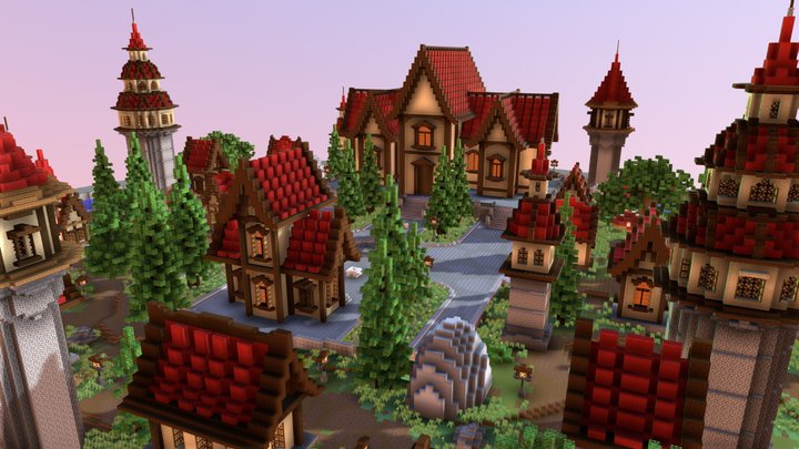Hub ~ The Fungi Mansion 3D Model