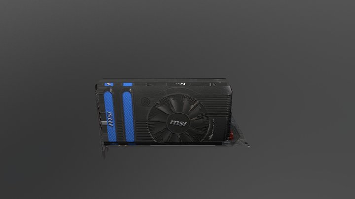 AS Rock AB350 Mini ITX AMD Motherboard 3D Model