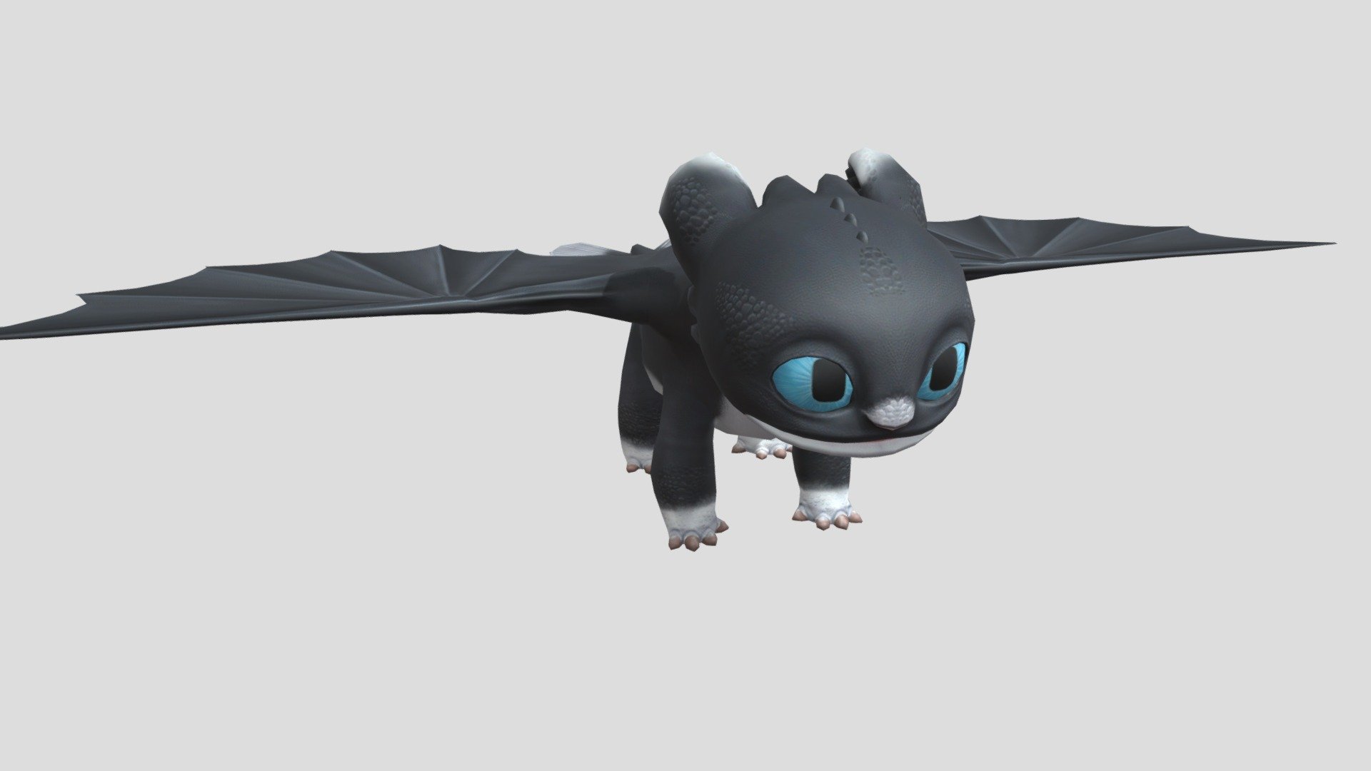 Dragon light fury - Download Free 3D model by FEDDYFAZBARE [68b11fd