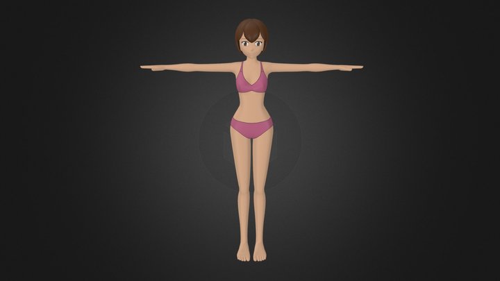 Female - Style 1 3D Model