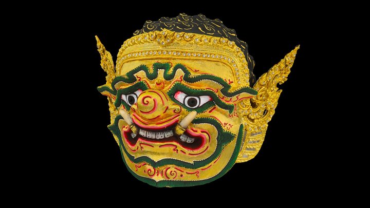 เศียรพระพิราพ 3D Model