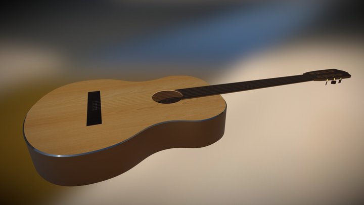 Guitare 3D Model