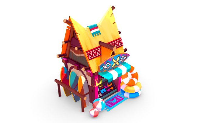 Swim Store 3D Model