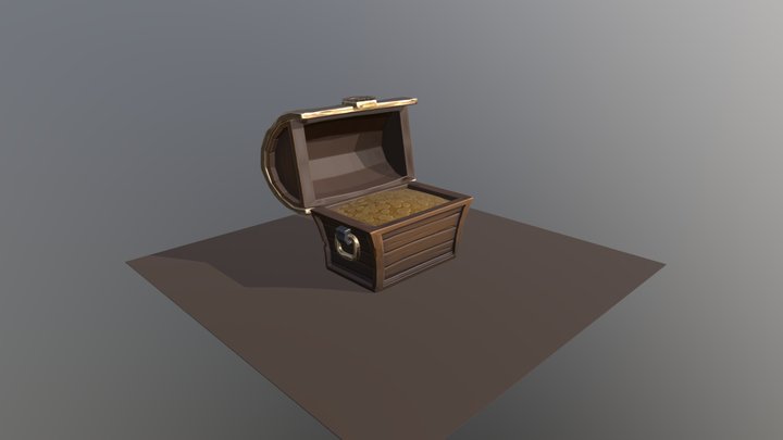 Chest Animation 3D Model