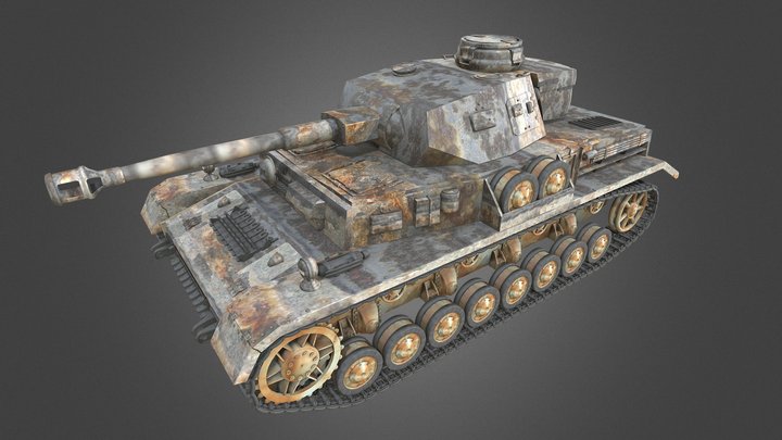 3D Tank 3D Model
