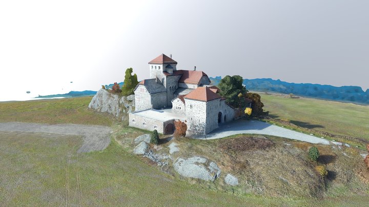 Castle «Crap da Sass» (3D Drone Scan) 3D Model