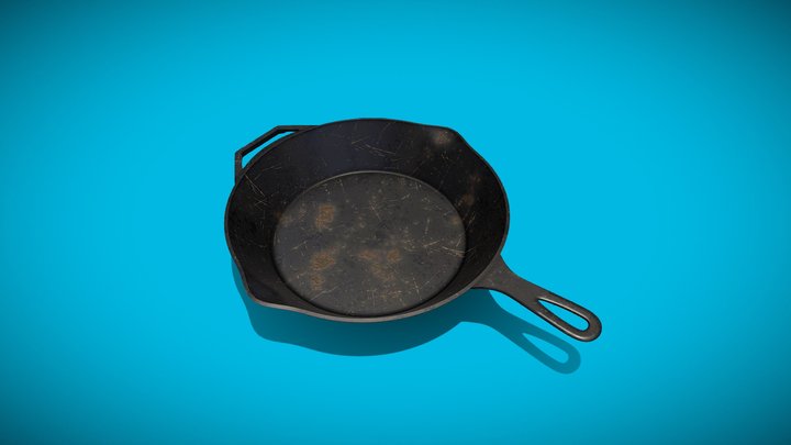 Vintage Cast Iron Skillet (Frying Pan)