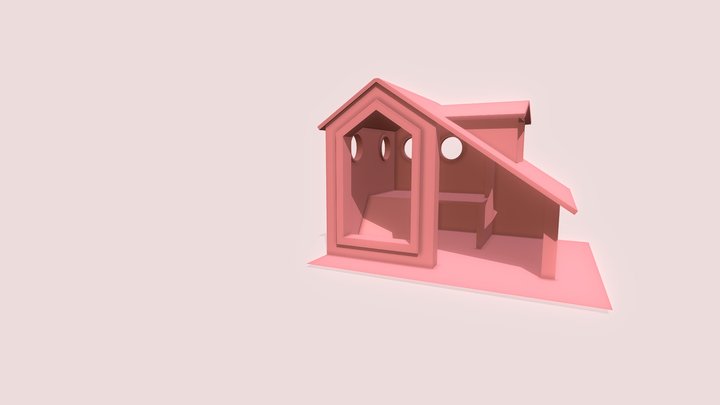 Idiot cat need a house 3D Model