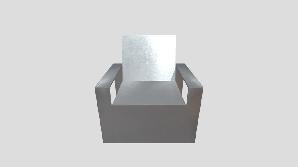 Minimalistic Metal Chair