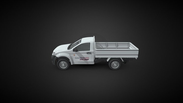 Isuzu D- Max SX Single Cabin 3D Model