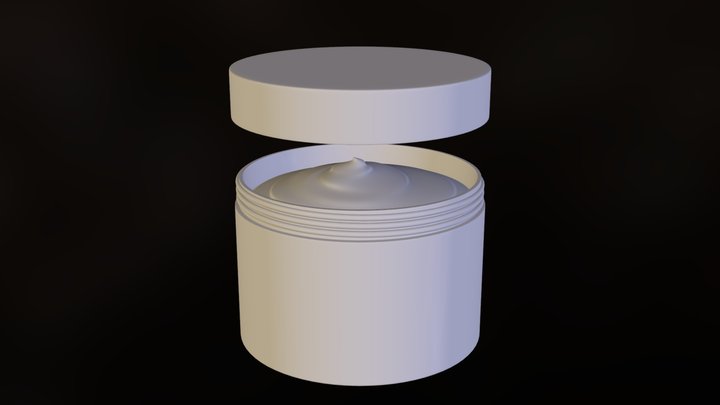 Cosmetics container 3D Model