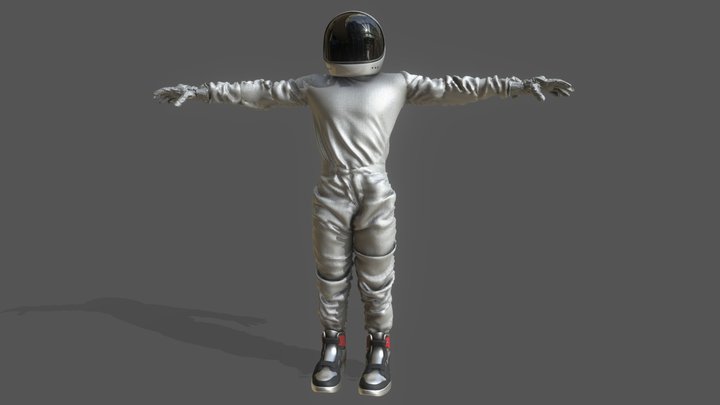 Astronaut - Spacesuit 4k Character 3D Model