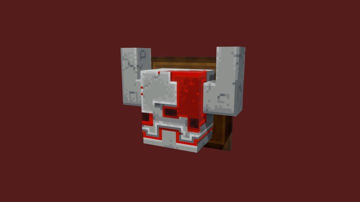 Redstone Monstrosity head 3D Model