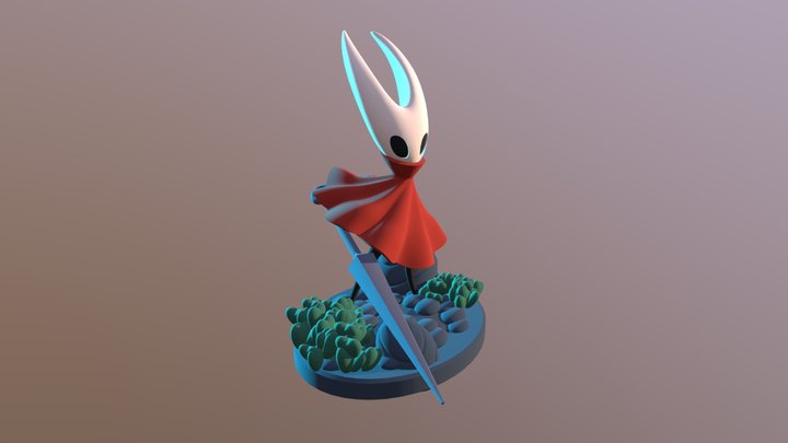 Hollow Knight Hornet WIP 3D Model