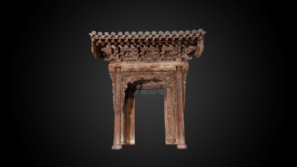 Humility Brings Prosperity gate - point cloud