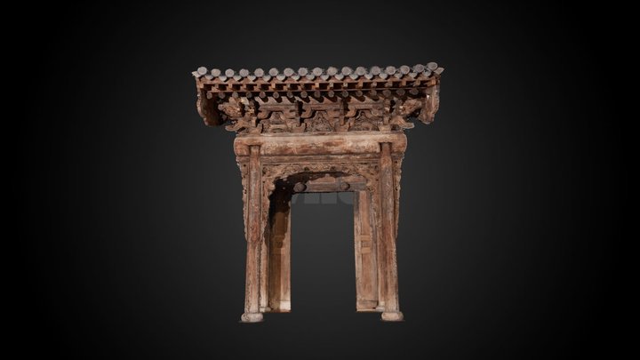 Humility Brings Prosperity gate - point cloud
