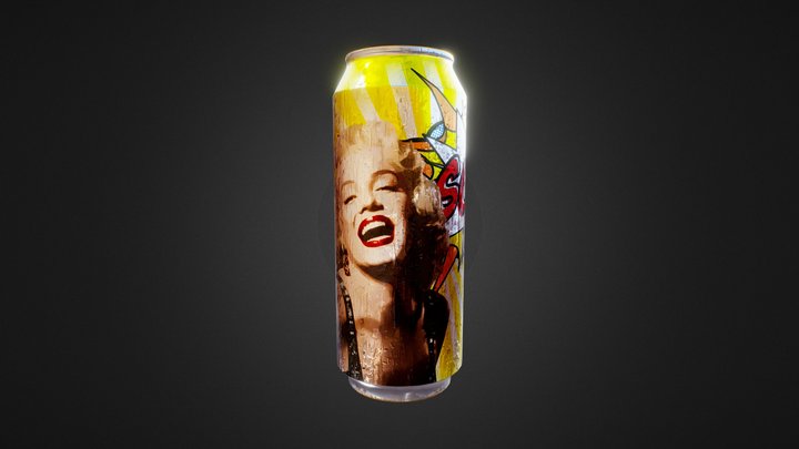 Pop Art Can 3D Model