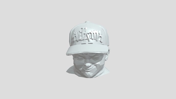 Cartoon boy with cap 3D Model