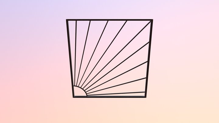 Window Small Lattice 1 3D Model