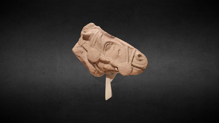 Cabeza de caballo ibérica (Iberian Horse Head) 3D Model
