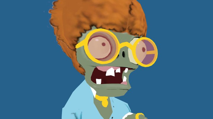 Disco Zombie 3D Model