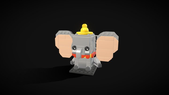 [SCHOOL PROJECT] Dumbo Lego 3D Model