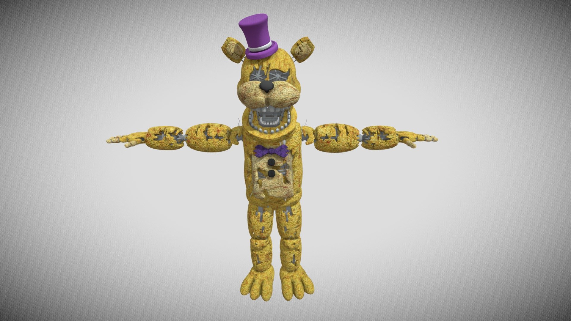 Torture Fredbear from the return to freddy's 5