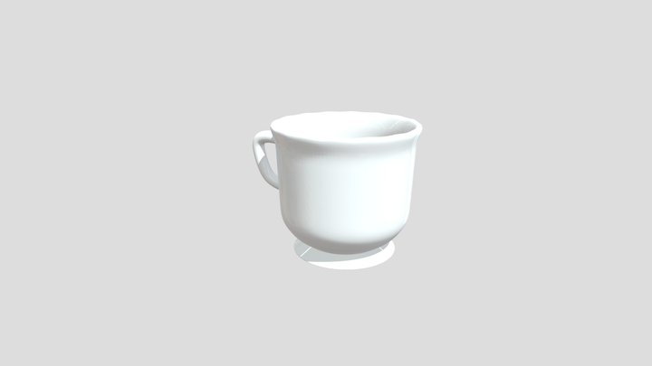 Simple teacup 3D Model