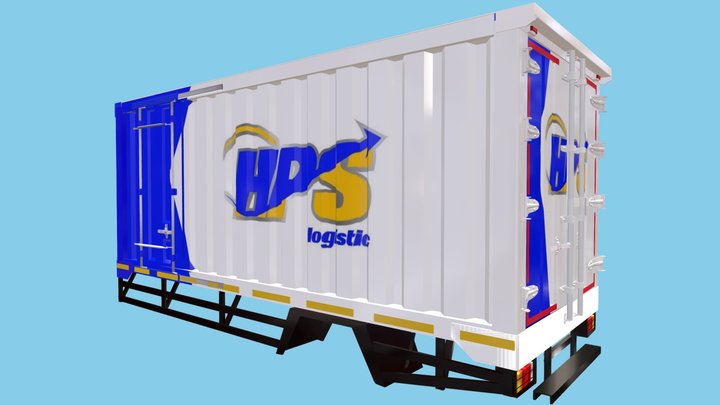 Sliding bok besi 3D Model