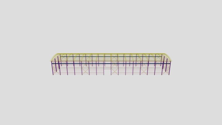 钢结构厂房 3D Model