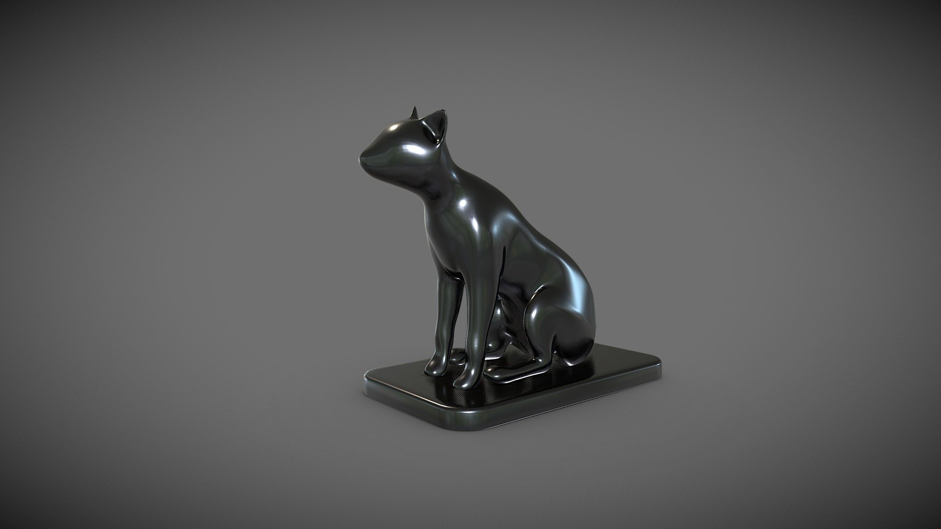 sculpt (cat statue)