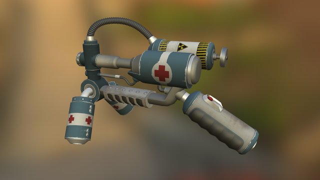 Medic Gun 3D Model