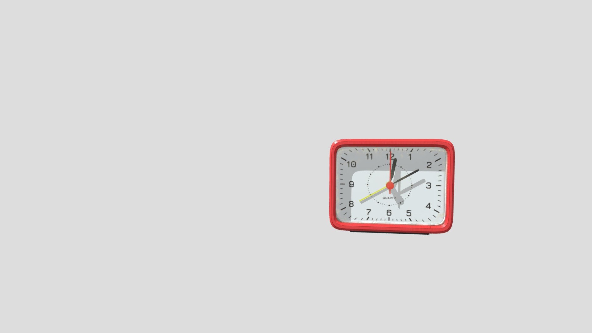Rectangular-quartz-clock - 3D model by joaooooop [68c2c1d] - Sketchfab