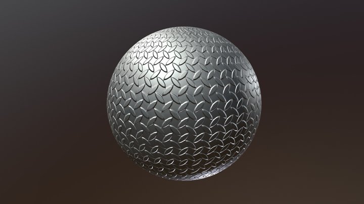 Industrial Metal Floor 3D Model