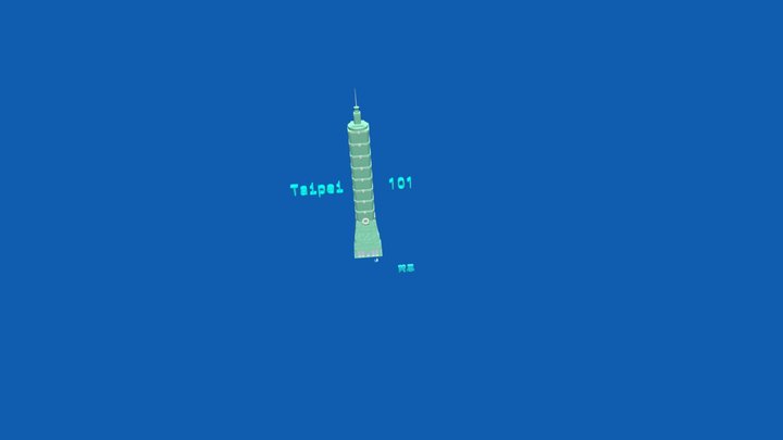 Taipei 101 3D Model