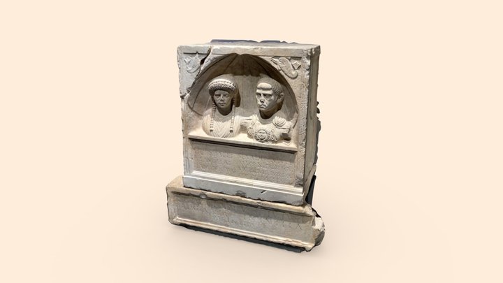 Portrait stele 3D Model