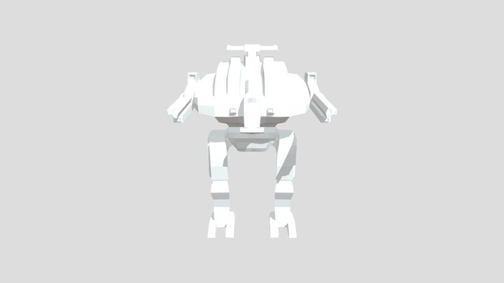 Combat Robot P 3D Model