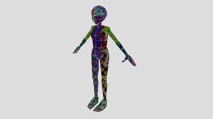 Low poly female base