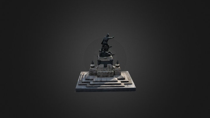 Monument - Centrul Vechi, Botoșani 3D Model