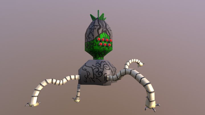 Robo com tentaculos 3D Model