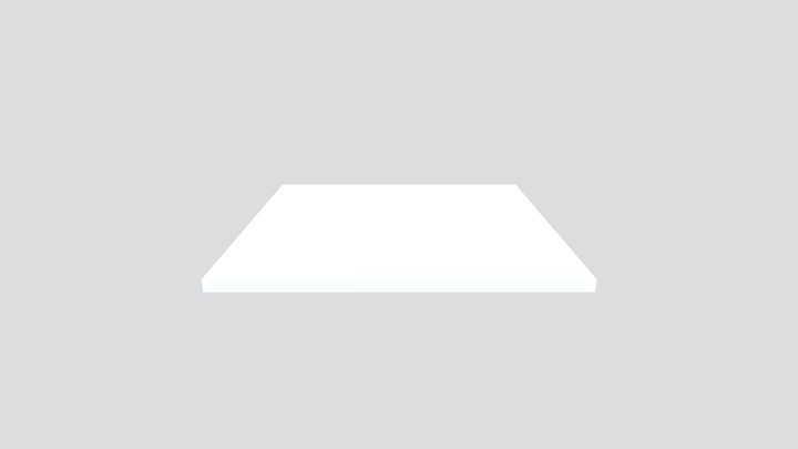 Flat Surface 3D Model