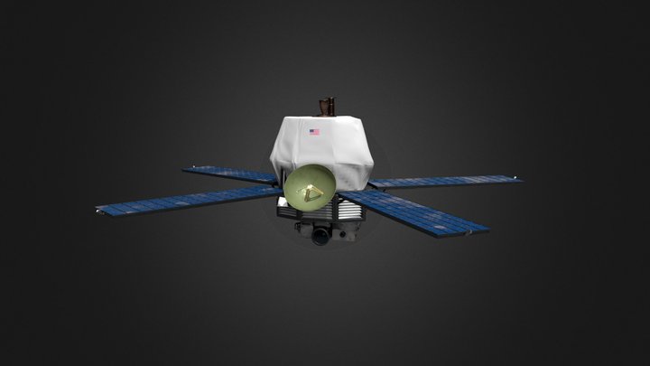 Spacecraft Mariner 9 3D Model