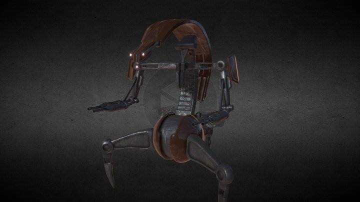 Droideka 3D Model