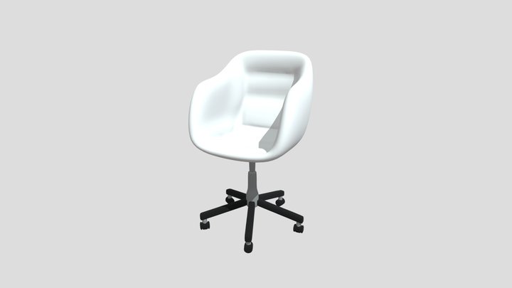Modern Ergonomic Computer Chair 3D Model