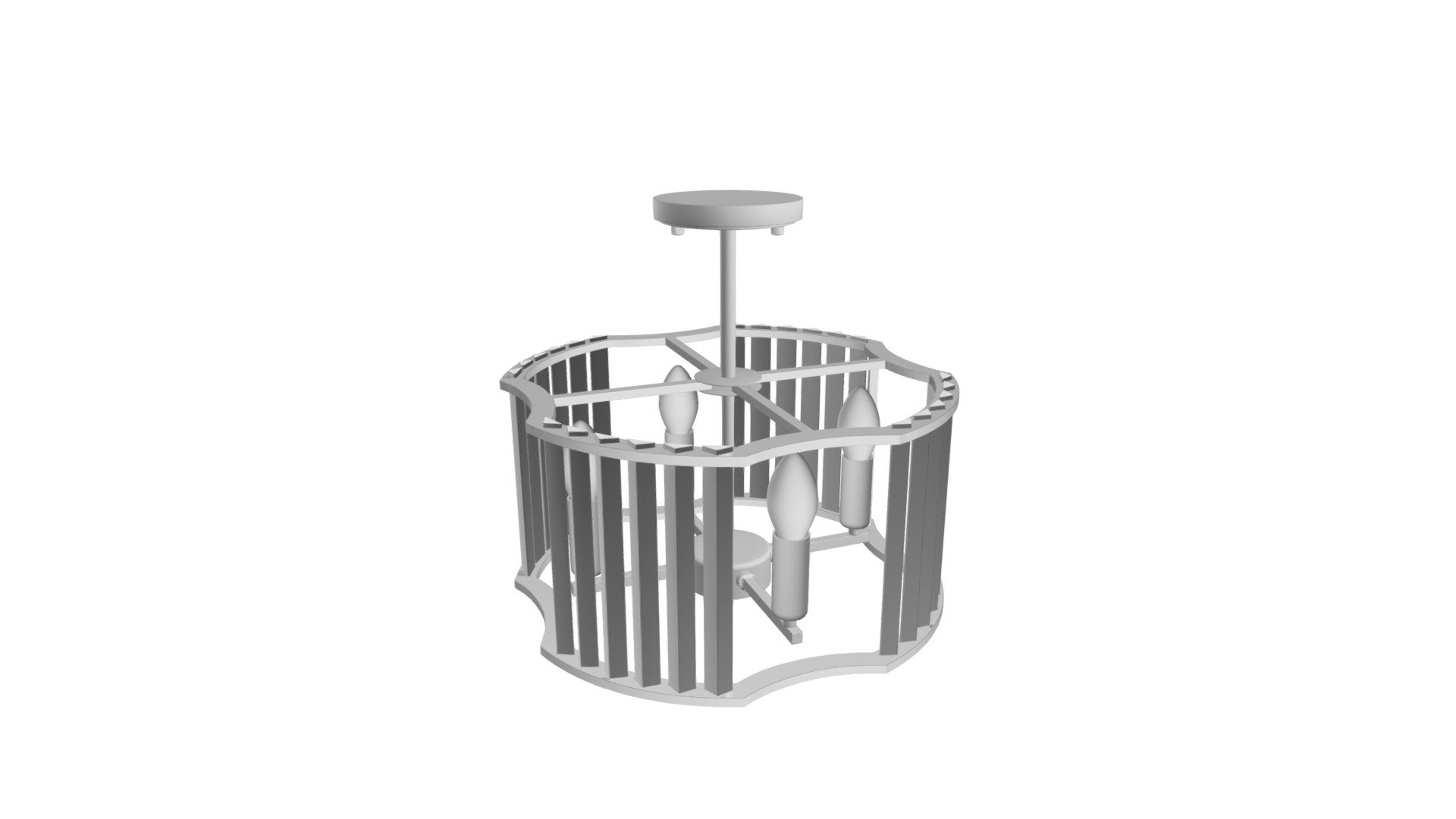 Потолочный светильник золотой MOD087CL-04G