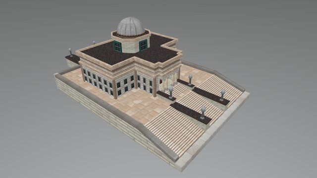 University Building 3D Model