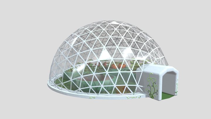 Green House 3D Model