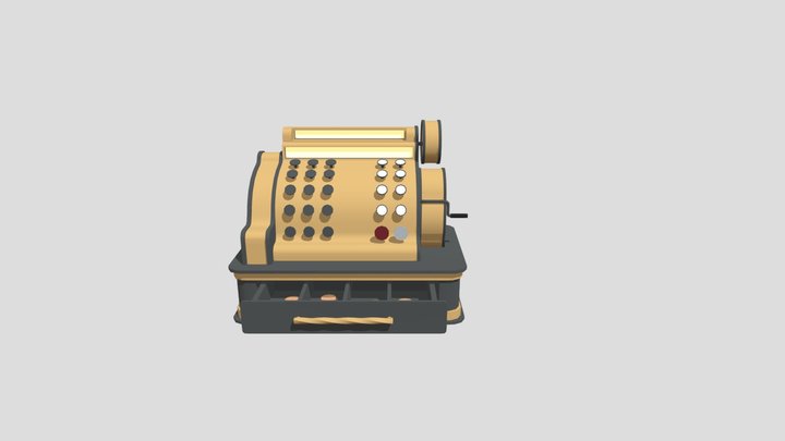 Cash Register 3D Model
