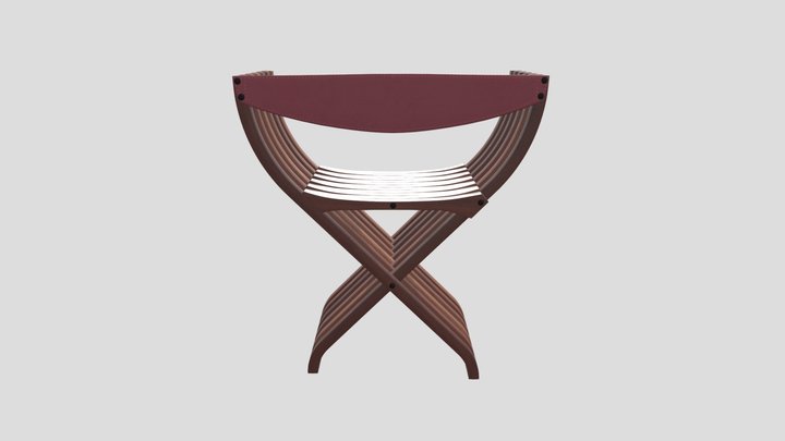 Curule Chair 3D Model