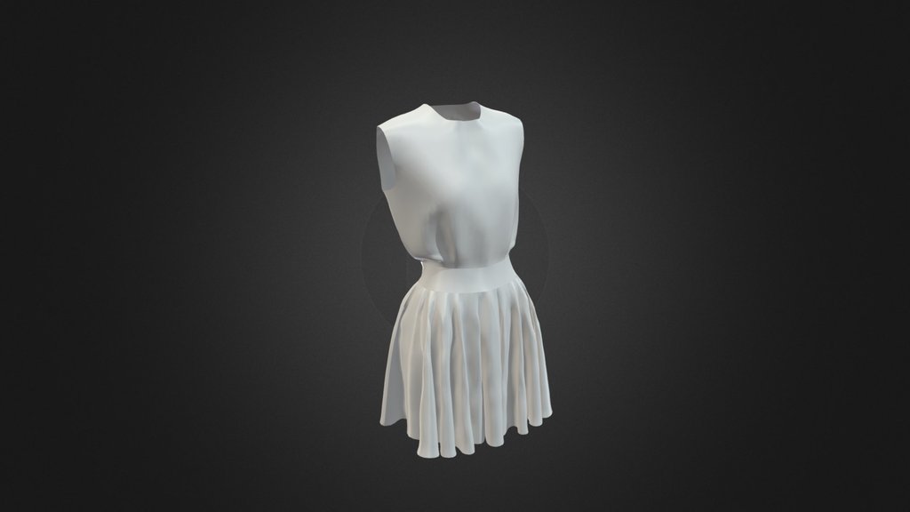 Women's two-piece tennis dress